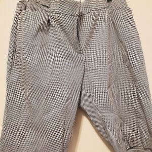 Plaid Black and White Summer Shorts